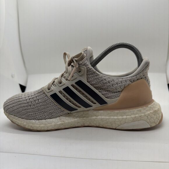 Adidas Continental Womens Sz 6.5 Beige Pink Ultra Boost Running Shoes BB6492 - Picture 4 of 12